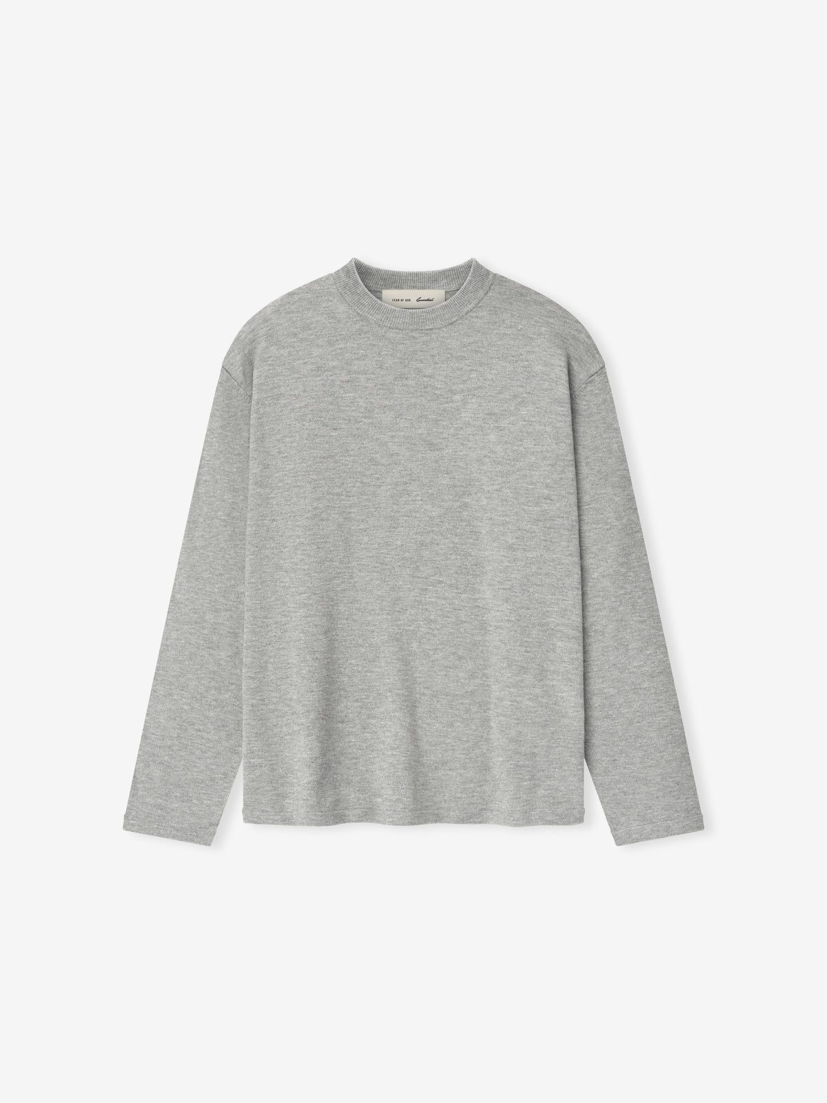 192SP267802FW_WOMENS_CLASSIC_KNIT_LONG_SLEEVE_TEE-CONCRETE_HEATHER_1
